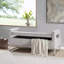 Repose-pieds en velours avec accoudoirs Modern