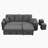 Lablanc Velvet L-Shaped Sectional-585483518