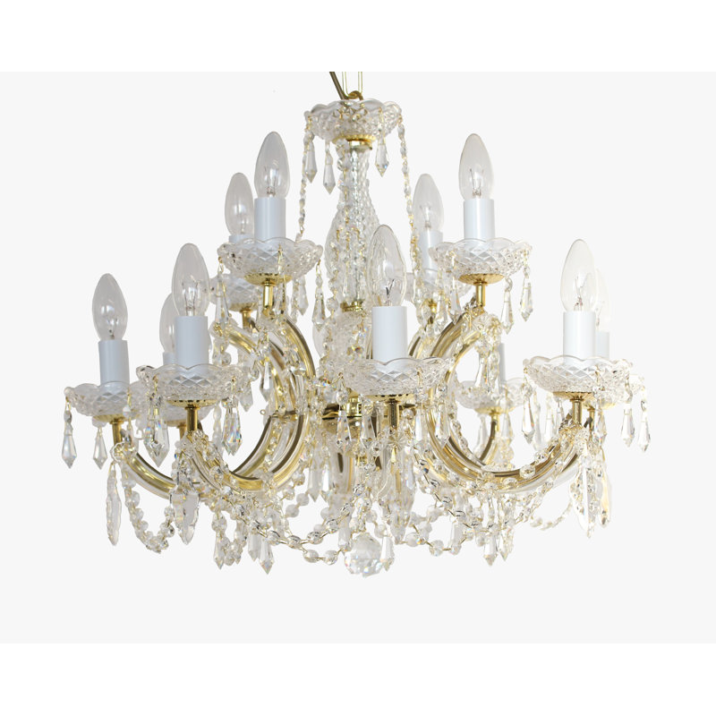 12-Light Candle Style Chandelier