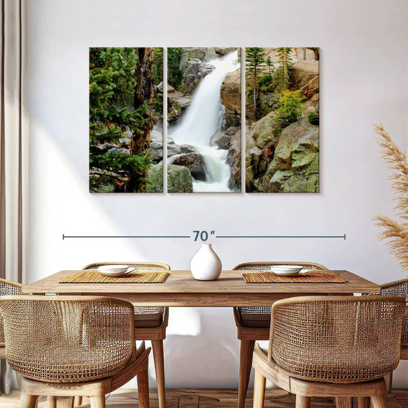 Alvord Majestic Alberta Waterfall, 36" H x 57" W