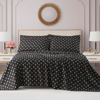 Juicy Couture Microfiber Sheet Set with Extra Pillowcase(s)
