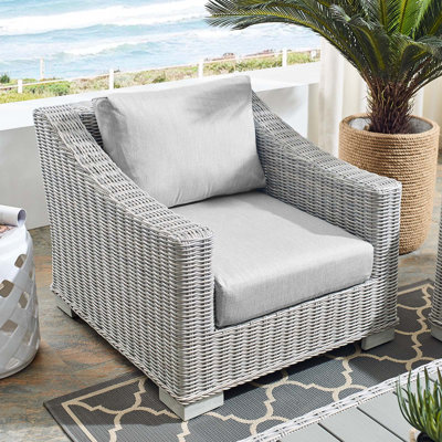 Conway Outdoor Patio Wicker Rattan Armchair