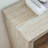 Mirella Faux Travertine Console Table In Travertine