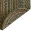 Tapis d'intérieur réversible et multicolore en nylon tressé, polyester et laine Walnut Cove