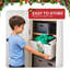 9 pi Père Noël dinosaure gonflable avec 5 lumières DEL 190D Polyester 12V 2000 mA