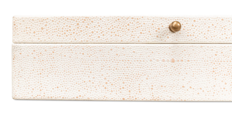 Gatsburg Handmade Decorative Box, White