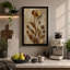 Golden Bloom in Relief Botanical - Wrapped Canvas-2058325437-2058325438