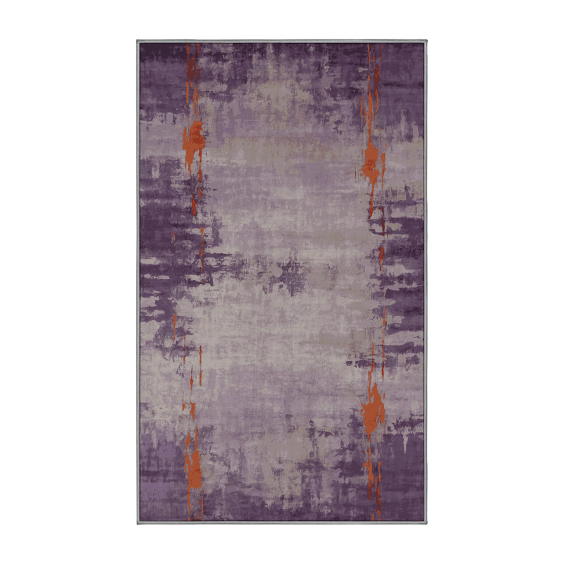 Tapis gris lavable à la machine