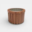 Pot rond Strata MD - brun moyen-1685090237-1685090224