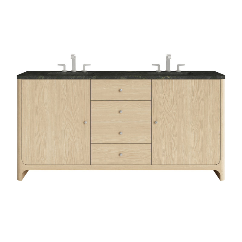 Gracyn 71.75'' W Double Vanity, Coastal Driftwood, Phantome Eclos