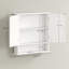 56mm W 58mm H Wall Mounted Required Framed Medicine Cabinet Mirror