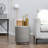 Round Side Table, Accent Table, Nightstand With 4 Adjustable Feet, End Table