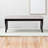 Luncsford Bench in Grey Fabric Upholstery & Dark Brown Finished Wood, 18.9'' H X 47.8'' W X 16.1'' D-151737356