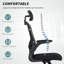 Fauteuil de bureau ergonomique, chaise de bureau avec support lombaire 4D, noir-1728679535-1728679534