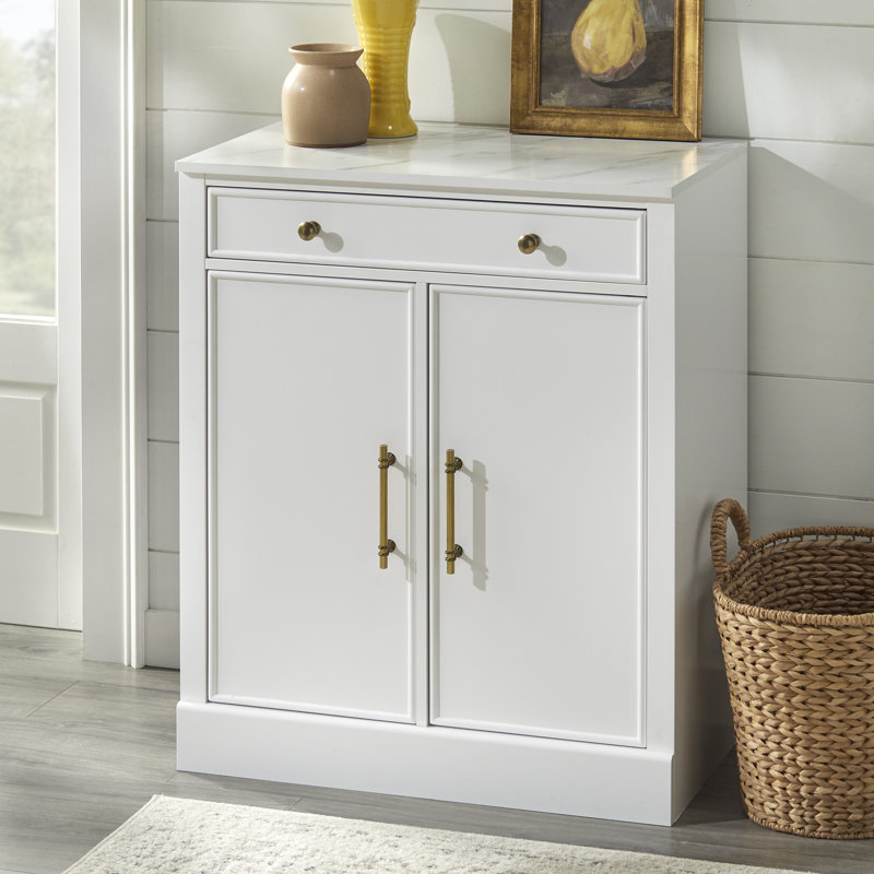 Armoire d'appoint Tait, Blanc