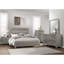 Grand lit rustique gris, rails de tête de lit inclus-839216732-839216704