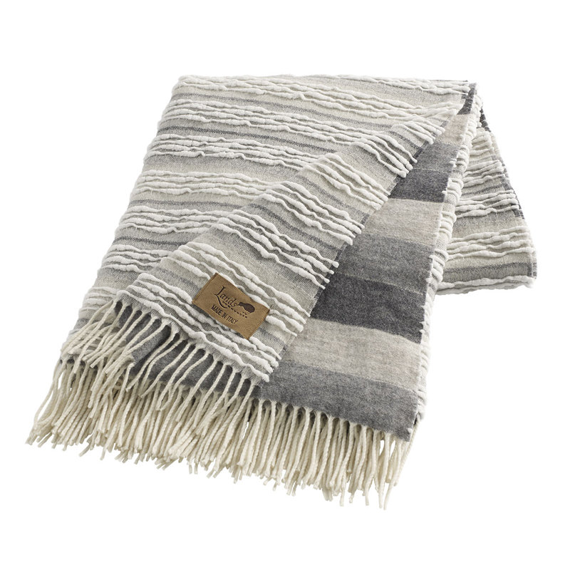 Strato Italian Blanket, Gray