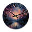 Horloge murale en bois massif Murraysville-485243028
