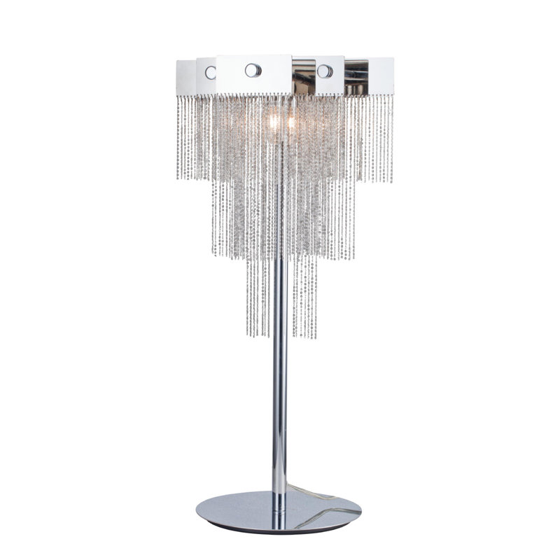 lampe de table à pyramide de chaînes 24 po Speidel