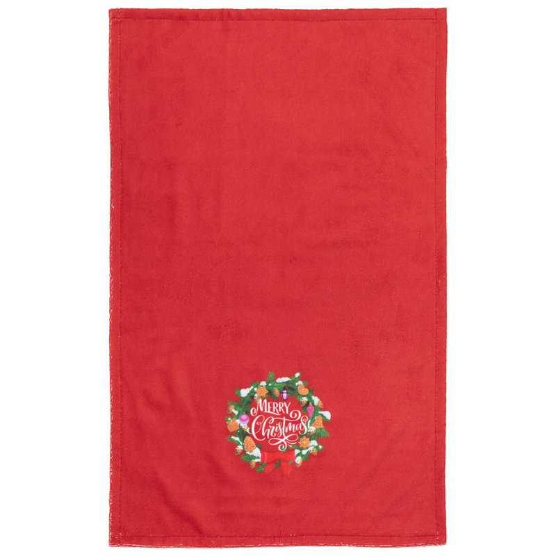 Merry Christmas Kitchen Tea Towels - 26" - Set Of 2