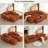 Hearth & Foster 137.5" W x 63" D x 31" H 6-Seat Corduroy U-Shaped Modular Sectional Sofa-129390965