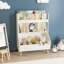 Bibliothèque multifonctionnelle pour enfants et rangement pour jouets avec pieds