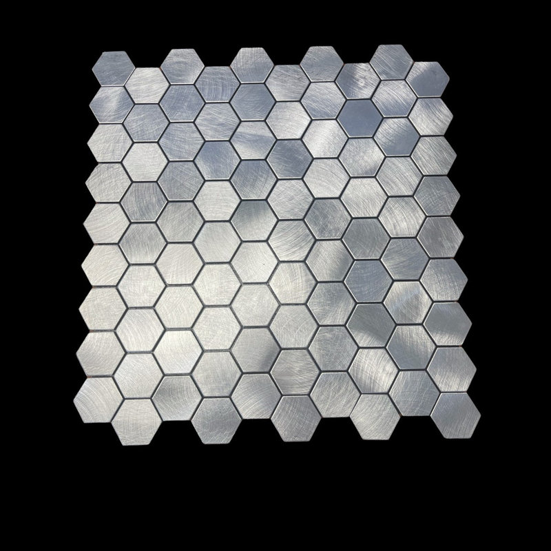 Silver Peel And Stick Backsplash Kitchen Backsplash Tiles