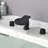 Waterfall Tub Faucet with Double Handle, Bathroom Deck Mounted Tub Filler-129132328
