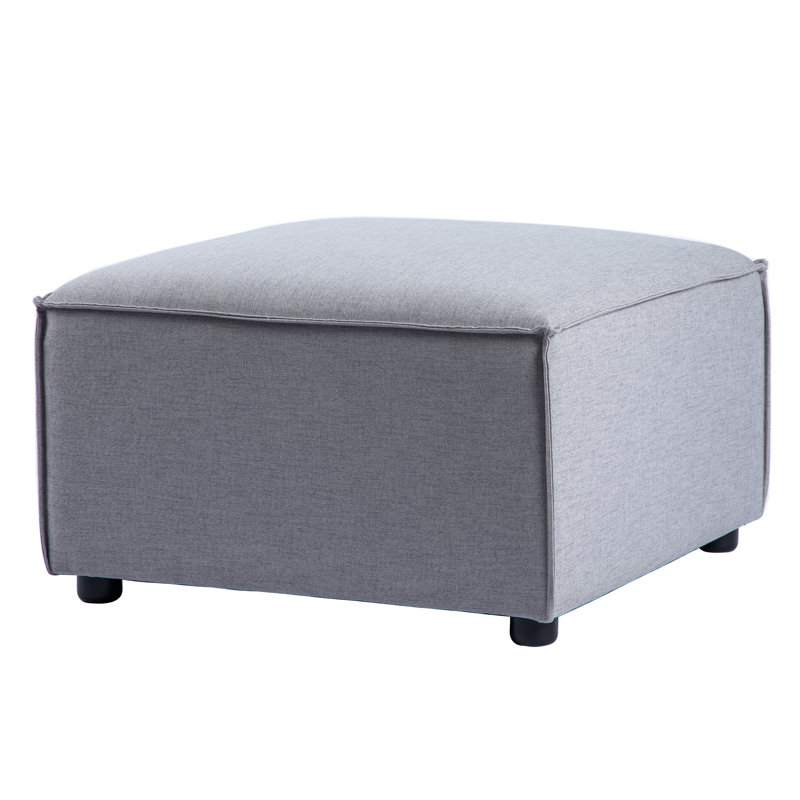 70cm Wide Square Solid Colour Cocktail Ottoman