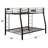 Walliston Queen Bunk Bed in Sandy Black