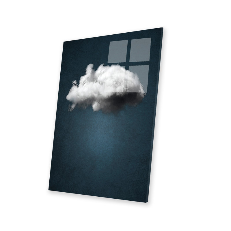 «Waiting Magritte», impression sur verre acrylique