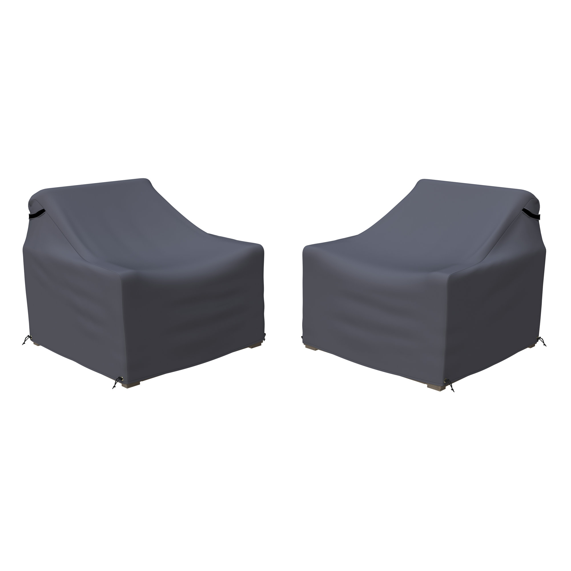 Donnie Acacia Outdoor Lounge Chair , Sunbrella® Cushions Included (Set of 2)