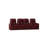 Upholstered Home Theater Seat with Cup Holder-25659749-21376660