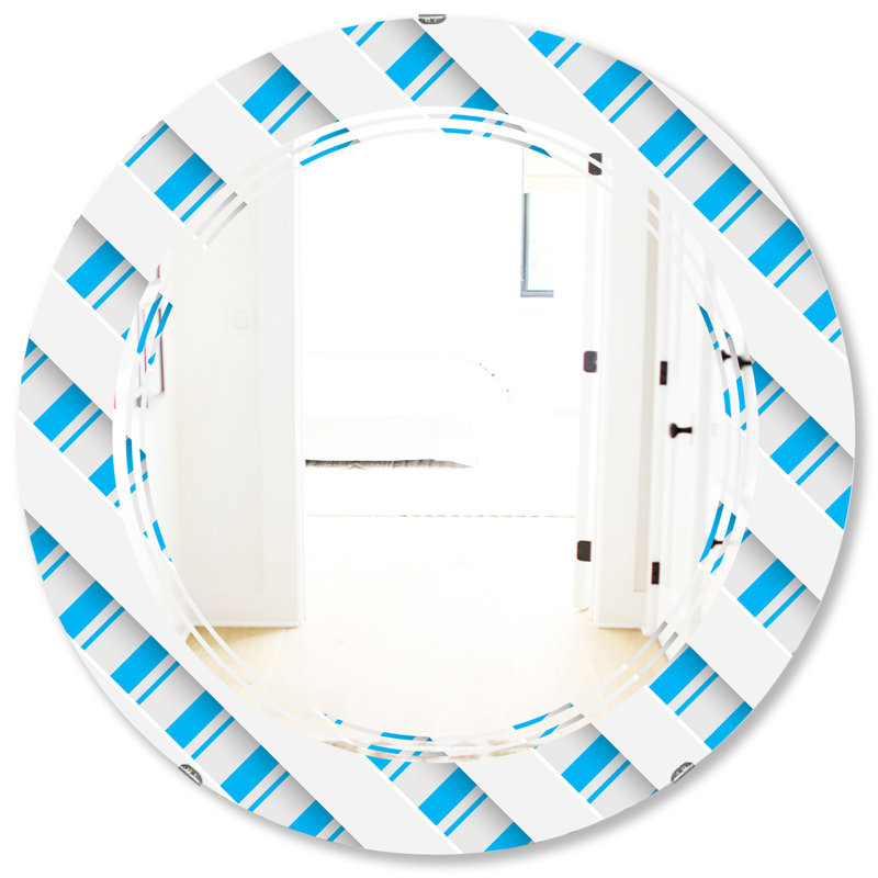 Miroir mural Triple C, H 23,6 po x l 23,6 po, Triple C, motif 3D VI