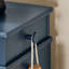 Petite armoire à chaussures bleue avec 2 tiroirs-699097540-681985958