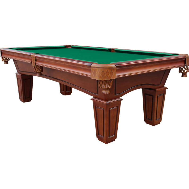 Table de billard en ardoise avec installation professionnelle St Lawrence (valeur de 895 $) incluse, Anthracite, Châtaignier