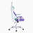 Gaming Chair With Polyurethane, Swivel, Lumbar Support, Adjustable Height, Headrest Included, Wheels