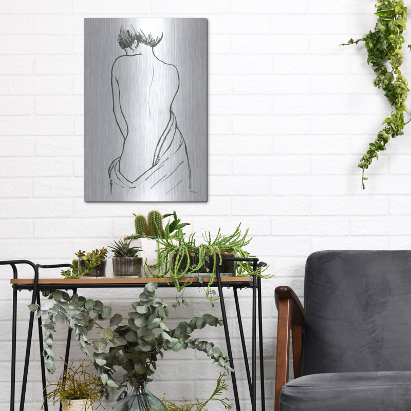 Art mural luxueux «Muse 2» par Wellington Studio, H 16 po x l 12 po