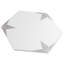 Carreau de porcelaine à motif hexagonal 9 po x 10 po Stella-64758331