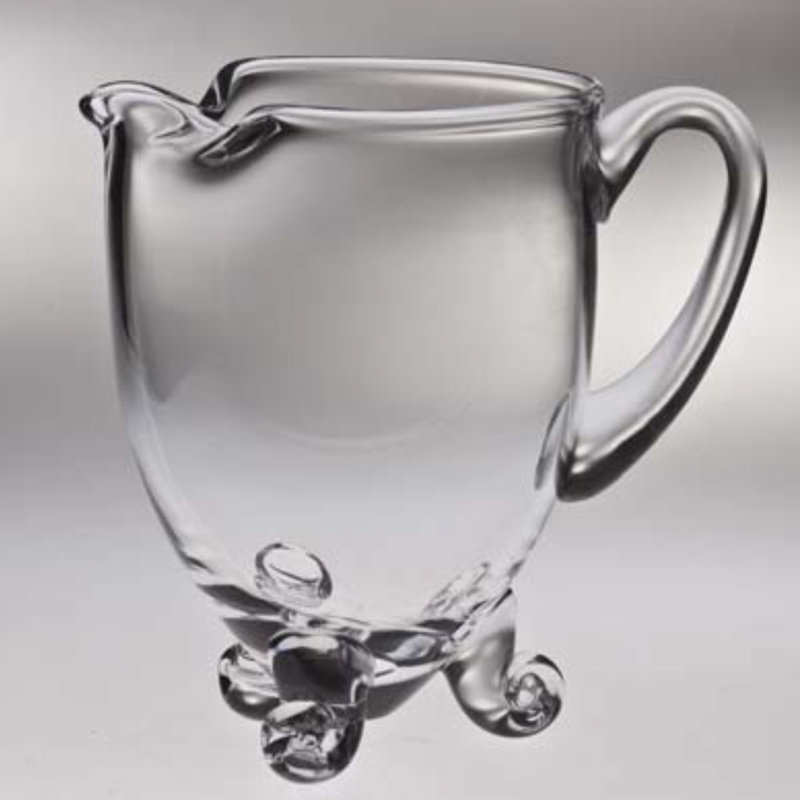 Craignamaddy Glass Beverage Dispenser, 7.25" H x 7.75" W x 5.5" D