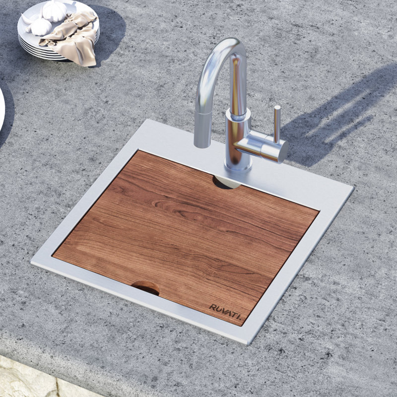 Ruvati 13 x 11 inch Solid Wood Replacement Cutting Board for - RVA1215