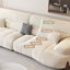 Coussin blanc modulaire 100% polyester