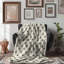 Mono Spots - 1 Piece Premium Sherpa Blanket 0097-100055164