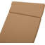 Coussin SALA en osier PE avec bras et coussin caramel SALEM