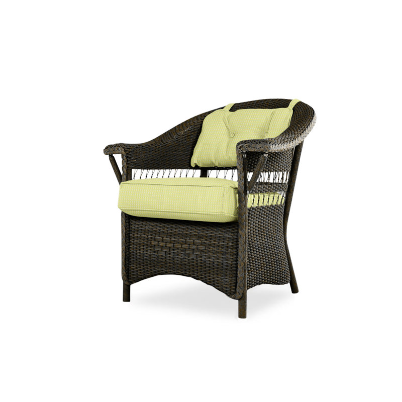 Nantucket Outdoor Dining Armchair, Decorline Navy, Mink