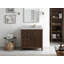 Teck de 36 po Sonoma X P 22 po D Meuble-lavabo de salle de bain en noyer foncé-108394036