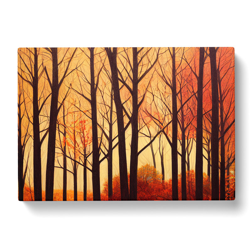 Hypnotic Autumn Forest - Wrapped Canvas, 50cm H x 76cm W x 3cm D