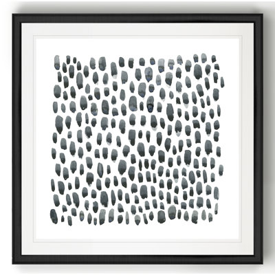 Blue Gray Tessera II - Painting on Canvas