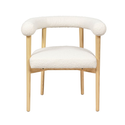 48.3cm H Boucle Upholstered Armchair