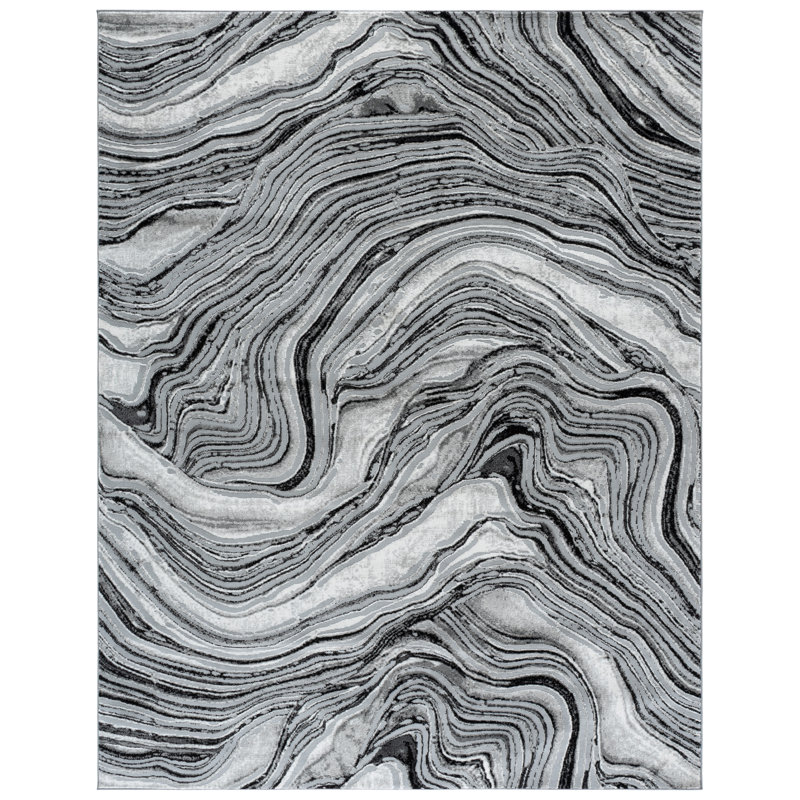 Tapis abstrait Meadow 500 Performance, Rectangle 8 pi x 10 pi